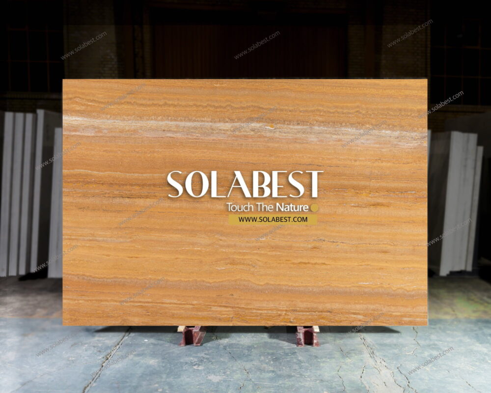 سنگ اسلب تراورتن لیمویی - تصویر 2