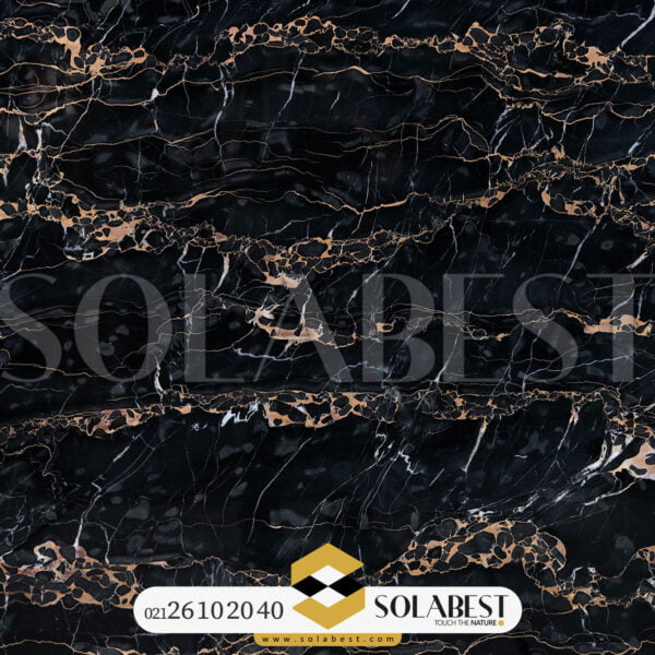 سنگ اسلب مرمریت Black Portoro