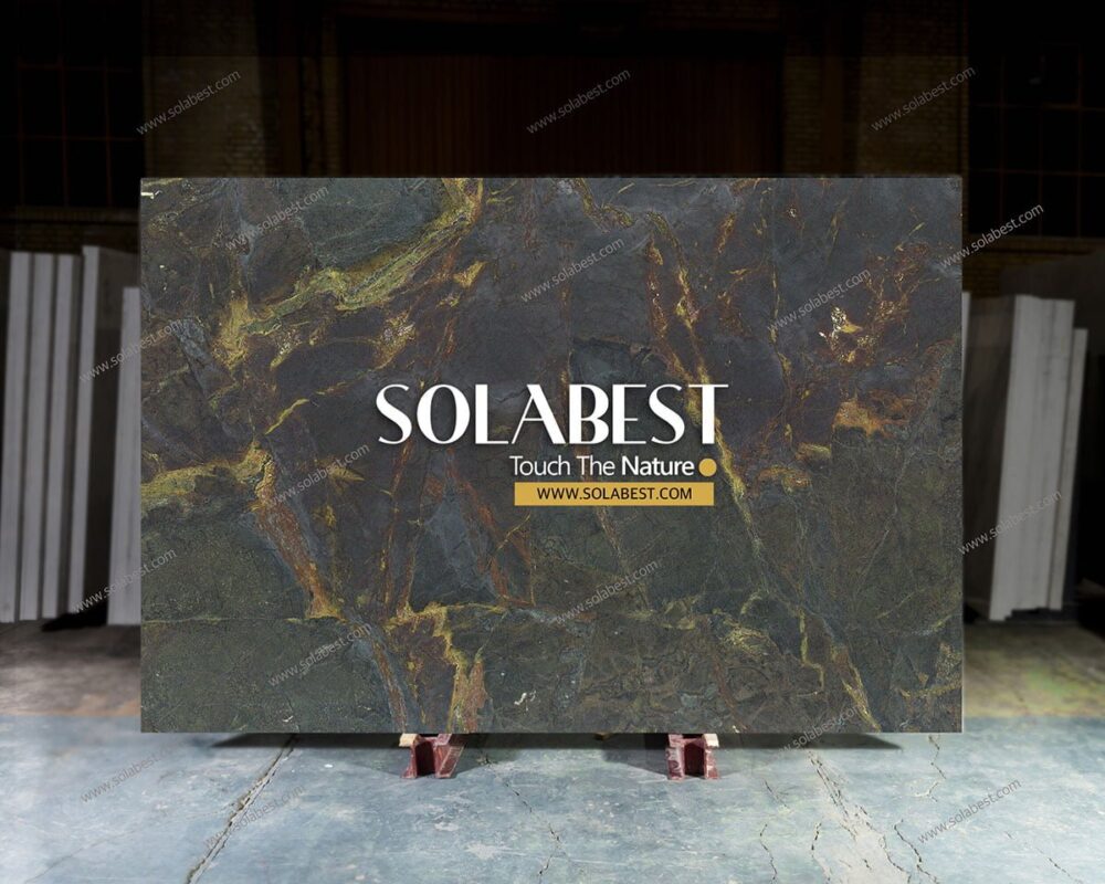 سنگ اسلب گرانیت Verde Fantastico Dark