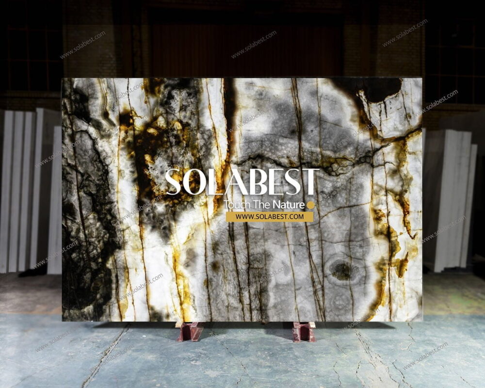 سنگ اسلب مرمر Blue Onyx