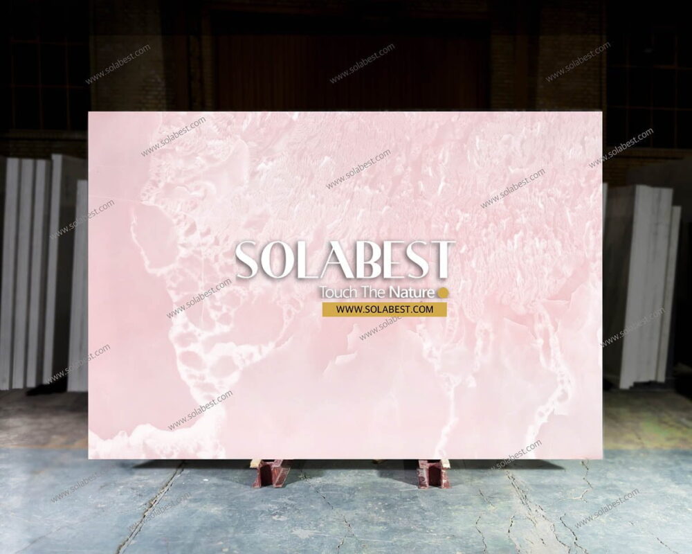 سنگ اسلب مرمر Pink Onyx Afghan - تصویر 2
